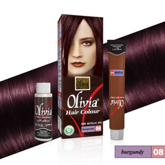 Olivia Hair Color Burgundy 08