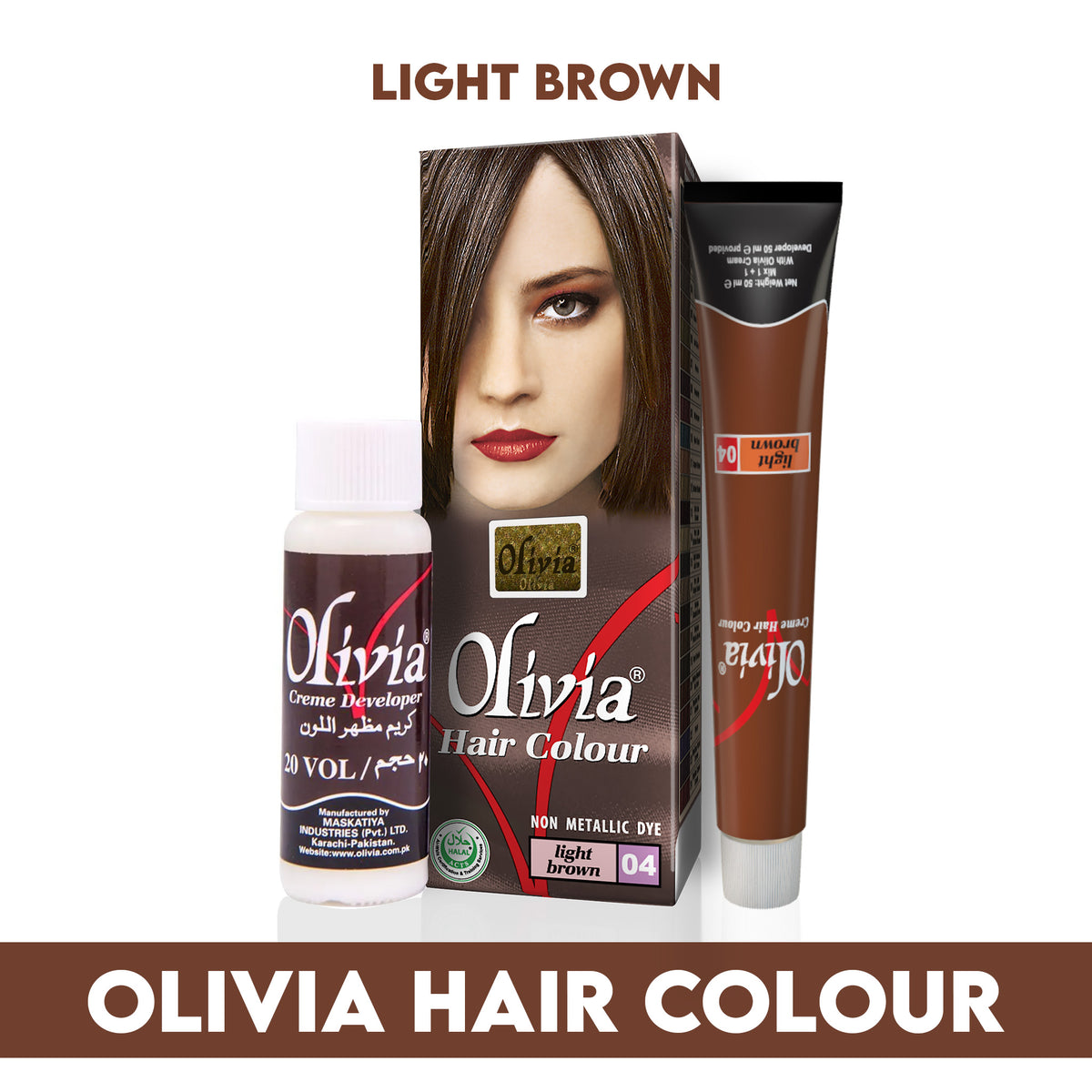 Olivia Hair Color Light Brown 04