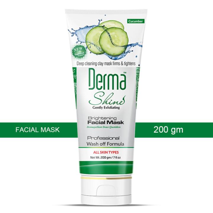 Derma Shine Hydrating Cucumber Facial Mask