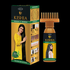 KESHIA Rogan-e-Moringa Hair Oil, 100% Organic, Anti ...