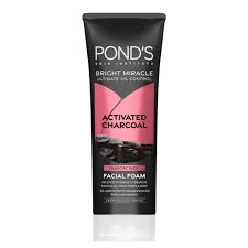 Ponds Bright Miracle Activated Charcoal Facial Foam 100g